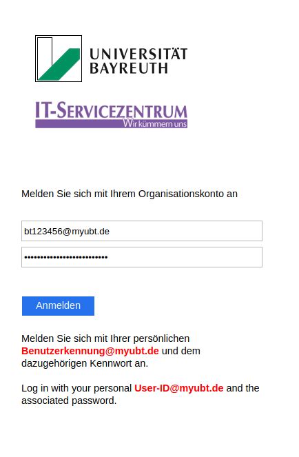 myubt bayreuth|Webmail .